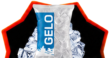 Gelo em cubo
